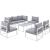 Fortuna 8-Pc Outdoor Patio Sectional Sofa Set, Composition 1