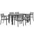 Maine 7-Pc Outdoor Patio Dining Set, Composition 1