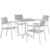 Maine 5-Pc Outdoor Patio Dining Set, Composition 3