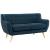 Remark 2-Pc Tufted Fabric Living Room Set (Sofa & Loveseat)