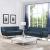 Remark 2-Pc Tufted Fabric Living Room Set (Sofa & Loveseat)