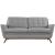 Beguile Upholstered Fabric Loveseat