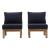 Marina 2-Pc Outdoor Patio Teak Set, Composition 2