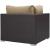 Convene Outdoor Patio Synthetic Rattan Weave Corner
