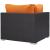 Convene Outdoor Patio Synthetic Rattan Weave Corner