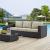 Convene Outdoor Patio Synthetic Rattan Weave Sofa