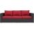 Convene Outdoor Patio Synthetic Rattan Weave Sofa
