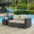 Sojourn Sunbrella/Synthetic Rattan Weave Outdoor Patio Loveseat