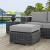 Summon Sunbrella/Synthetic Rattan Weave Outdoor Patio Ottoman
