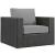 Sojourn 8-Pc Sunbrella/Synthetic Rattan Weave Outdoor Patio Sectional Set