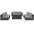 Sojourn 7-Pc Outdoor Patio Sunbrella/Synthetic Rattan Weave Sectional Set, Composition 2