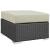 Sojourn 10-Pc Outdoor Patio Sunbrella/Synthetic Rattan Weave Sectional Set, Composition 1