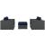 Sojourn 3-Pc Outdoor Patio Sunbrella/Synthetic Rattan Weave Sectional Set, Composition 2