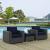Sojourn 3-Pc Outdoor Patio Sunbrella/Synthetic Rattan Weave Sectional Set, Composition 2