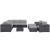 Summon 10-Pc Outdoor Patio Sunbrella/Synthetic Rattan Weave Sectional Set, Composition 1