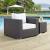 Convene Synthetic Rattan Weave/Fabric Outdoor Patio Armchair