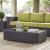 Convene Synthetic Rattan Weave Outdoor Patio Coffee Table