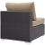 Convene Synthetic Rattan Weave Outdoor Patio Armless Chair