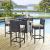 Convene 5-Pc Synthetic Rattan Weave Outdoor Patio Pub Set, Composition 2