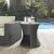 Sojourn Round Synthetic Rattan Weave Outdoor Patio Side Table