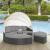 Sojourn Sunbrella/Synthetic Rattan Weave Outdoor Patio Daybed