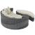 Summon Sunbrella/Synthetic Rattan Weave Outdoor Patio Daybed