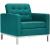 Loft Tufted Fabric Armchair