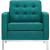 Loft Tufted Fabric Armchair
