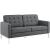 Loft Tufted Fabric Loveseat