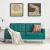 Loft Tufted Fabric Loveseat