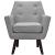 Posit Upholstered Fabric Armchair