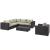 Convene 7-Pc Synthetic Rattan Weave Outdoor Patio Sectional Set, Composition 1