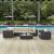 Convene 7-Pc Synthetic Rattan Weave Outdoor Patio Sectional Set, Composition 1