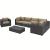 Convene 7-Pc Synthetic Rattan Weave Outdoor Patio Sectional Set, Composition 1