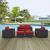 Convene 5-Pc Synthetic Rattan Weave Outdoor Patio Sofa Set