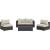 Convene 5-Pc Synthetic Rattan Weave Outdoor Patio Sectional Set, Composition 1