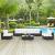 Convene 7-Pc Synthetic Rattan Weave Outdoor Patio Sectional Set, Composition 2