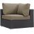 Convene 7-Pc Synthetic Rattan Outdoor Patio Sectional Set