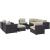 Convene 10-Pc Synthetic Rattan Weave Outdoor Patio Sectional Set