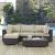 Convene 5-Pc Synthetic Rattan Weave Outdoor Patio Sectional Set, Composition 2