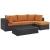 Convene 5-Pc Synthetic Rattan Weave Outdoor Patio Sectional Set, Composition 2
