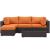 Convene 5-Pc Synthetic Rattan Weave Outdoor Patio Sectional Set, Composition 2