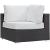 Convene 5-Pc Synthetic Rattan Weave Outdoor Patio Sectional Set, Composition 2