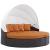 Convene Synthetic Rattan Weave Outdoor Patio Daybed w/Canopy