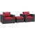 Convene 3-Pc Synthetic Rattan Weave Outdoor Patio Sofa Set, Composition 2