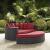 Convene Outdoor Patio Synthetic Rattan Weave Wicker Daybed