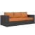 Convene 3-Pc Synthetic Rattan Weave Outdoor Patio Sofa Set, Composition 1