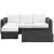 Convene 3-Pc Synthetic Rattan Weave Outdoor Patio Sofa Set, Composition 1
