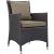 Convene 2-Pc Synthetic Rattan Weave Outdoor Patio Dining Set
