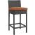 Sojourn 2-Pc Outdoor Patio Sunbrella/Synthetic Rattan Weave Pub Set